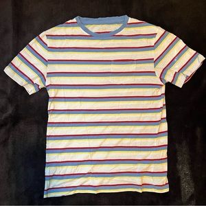 Zumiez Zine Clothing Striped T-Shirt - Size S - 60% Cotton 40% Polyester